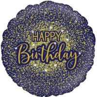 Happy Birthday Balloon - Happy Birthday Balloon - Balloon design may differ from the one shown.