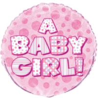 Baby Girl Balloon - Baby Girl Balloon - Balloon design may differ from the one shown.