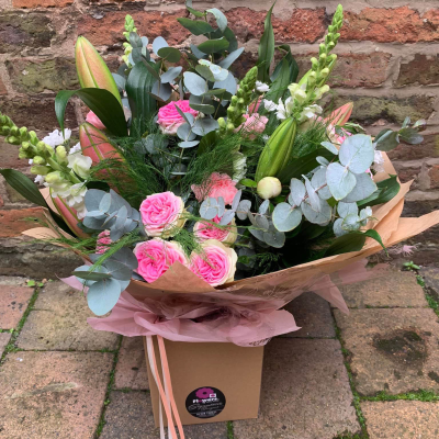 Eternal Charm - What could be more perfect than this fabulous collection of quality flowers hand-tied and delivered in water.