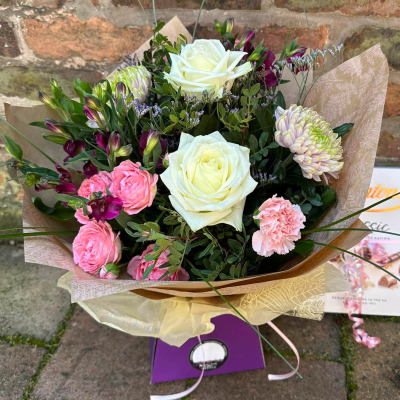 Hello - Say hello in style with this fabulous hand-tied. Why not take the opportunity to be spontaneous and surprise them today with a stunning flower delivery by their local florist.